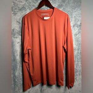 James Perse Rust Long Sleeve Tee